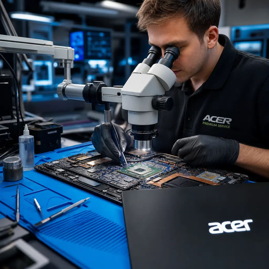 Замена видеокарты ноутбука Acer в Воскресенске
