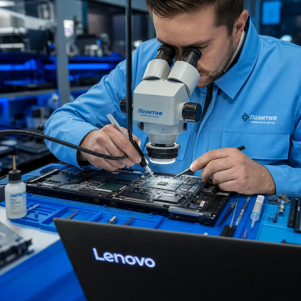 Замена видеокарты ноутбука Lenovo в Воскресенске