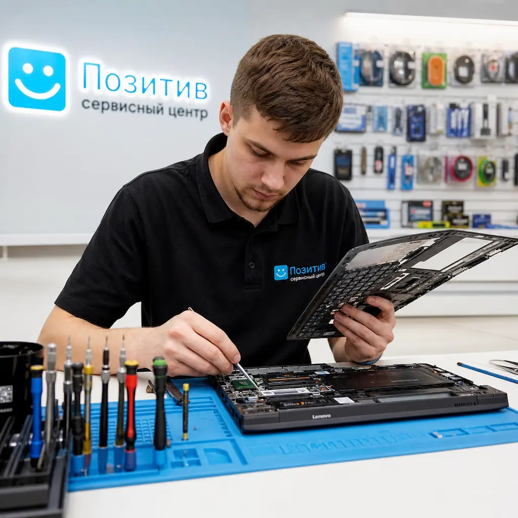 заменить клавиатуру на ноутбуке Lenovo в Воскресенске