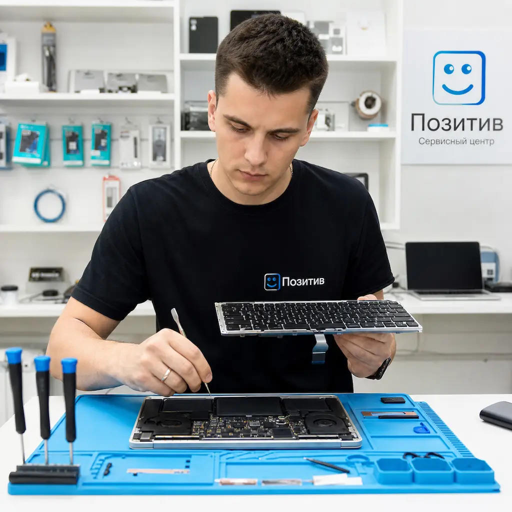 заменить клавиатуру на Apple Macbook в Воскресенске