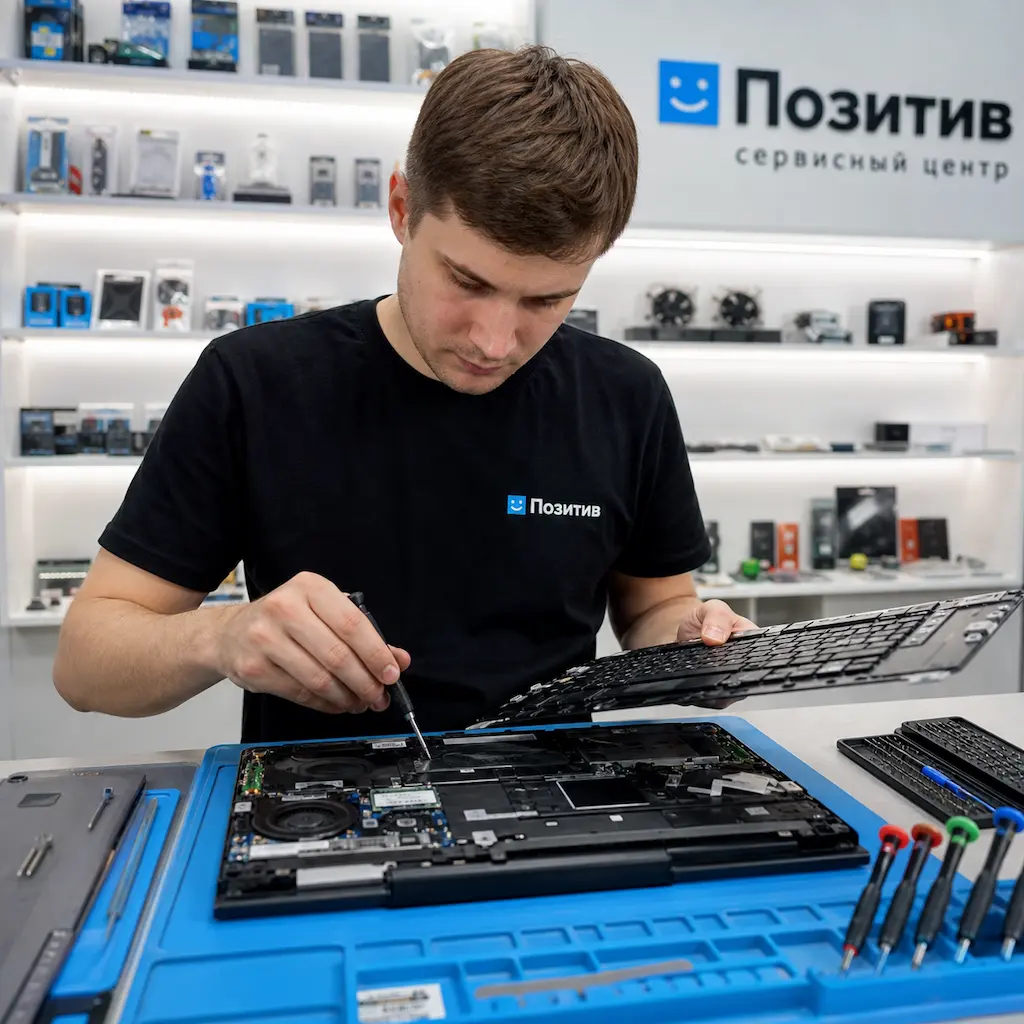 заменить клавиатуру на ноутбуке Samsung в Воскресенске