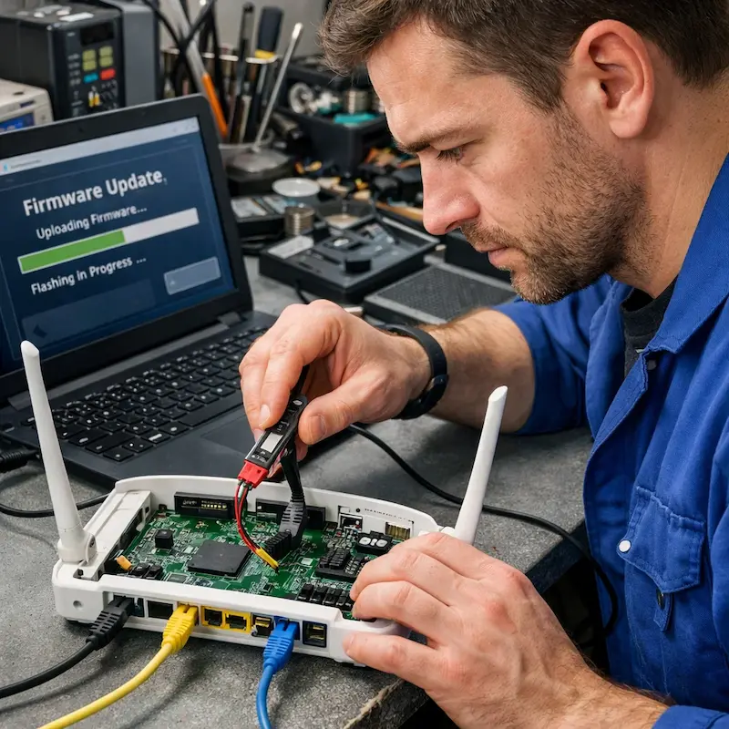 Обновление прошивки роутера в Воскресенске