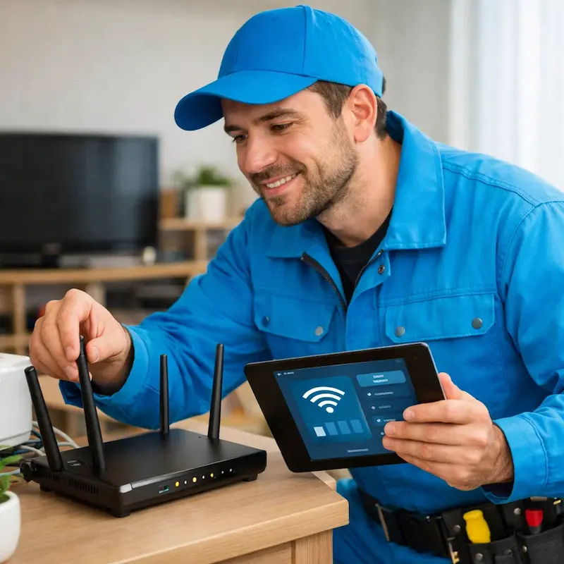 Настройка Wi-Fi для квартиры, дома и офиса в Воскресенске