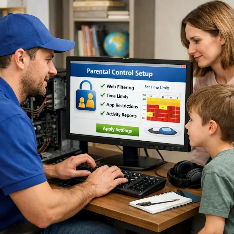 установка родительского контроля в Воскресенске