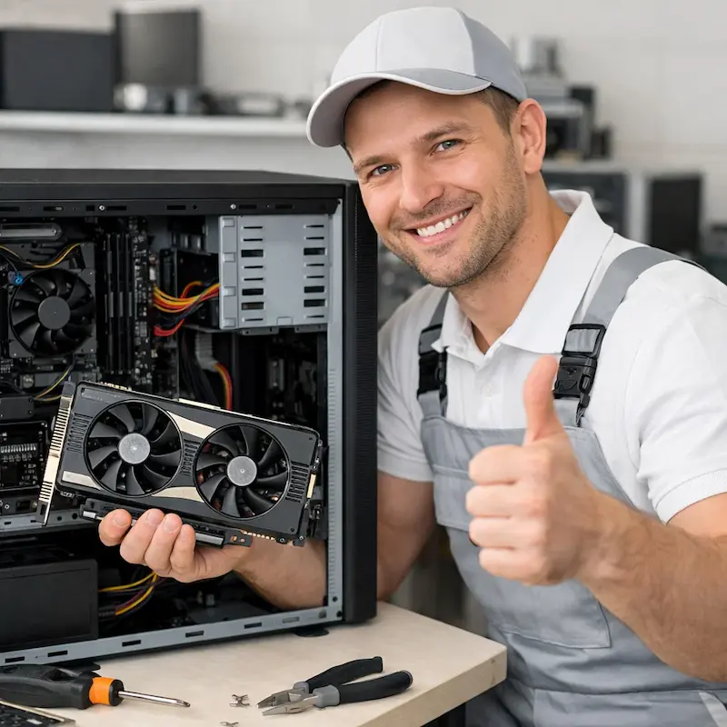 Замена видеокарты ПК в Воскресенске