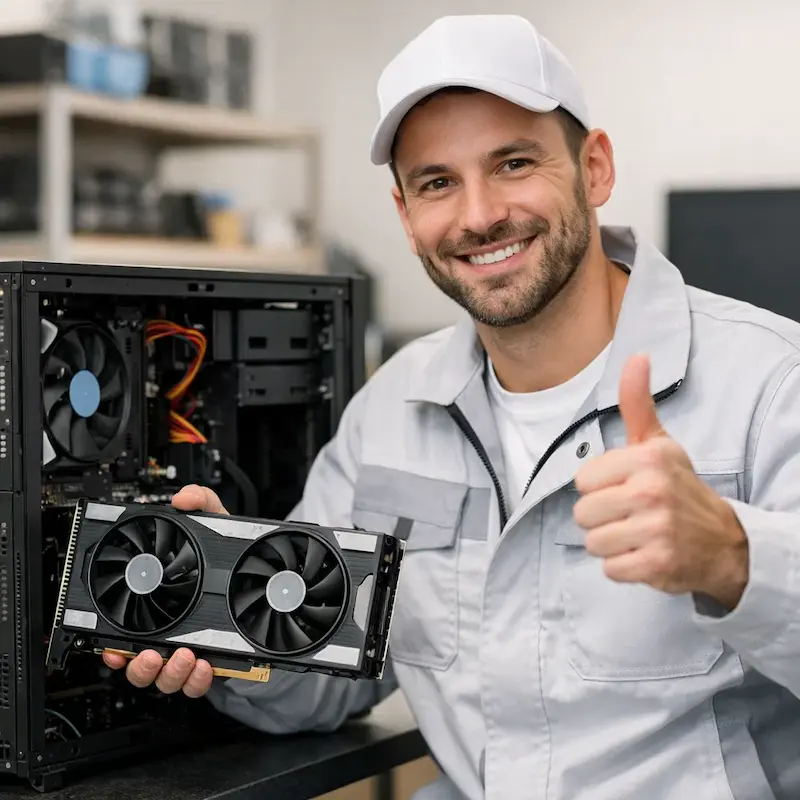 установка видеокарты на ПК в Воскресенске