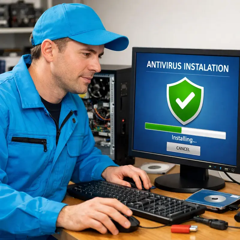 Установка антивируса на ноутбук в Воскресенске