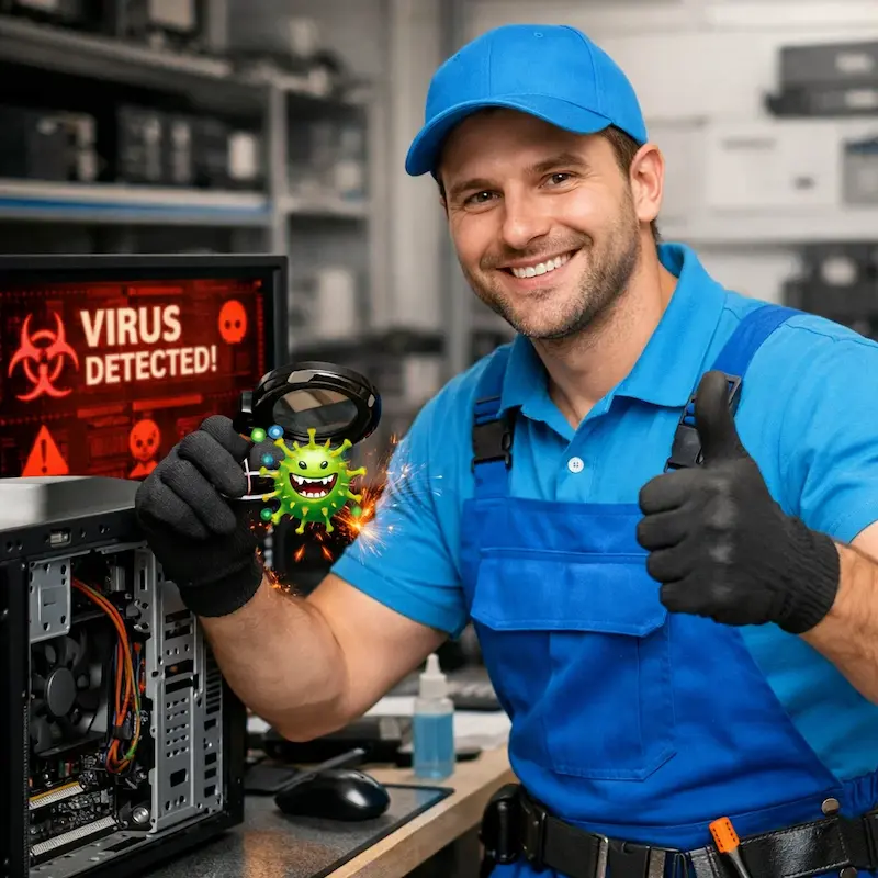 Удаление вирусов с компьютера в Воскресенске