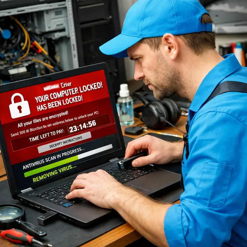 Удалить винлокер в Воскресенске